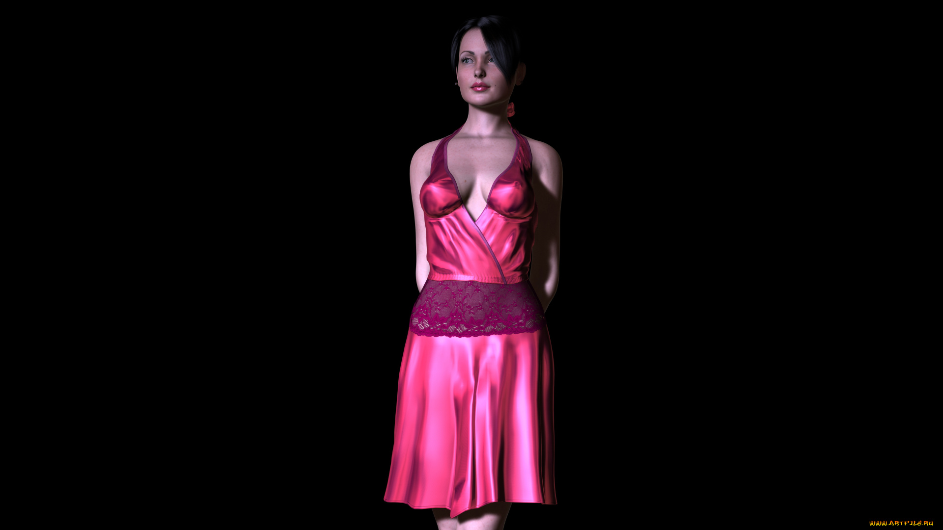 3д, графика, people, люди, взгляд, девушка