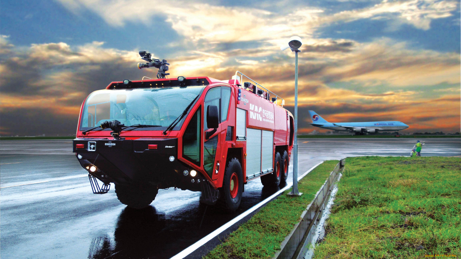 автомобили, пожарные, машины, firetruck