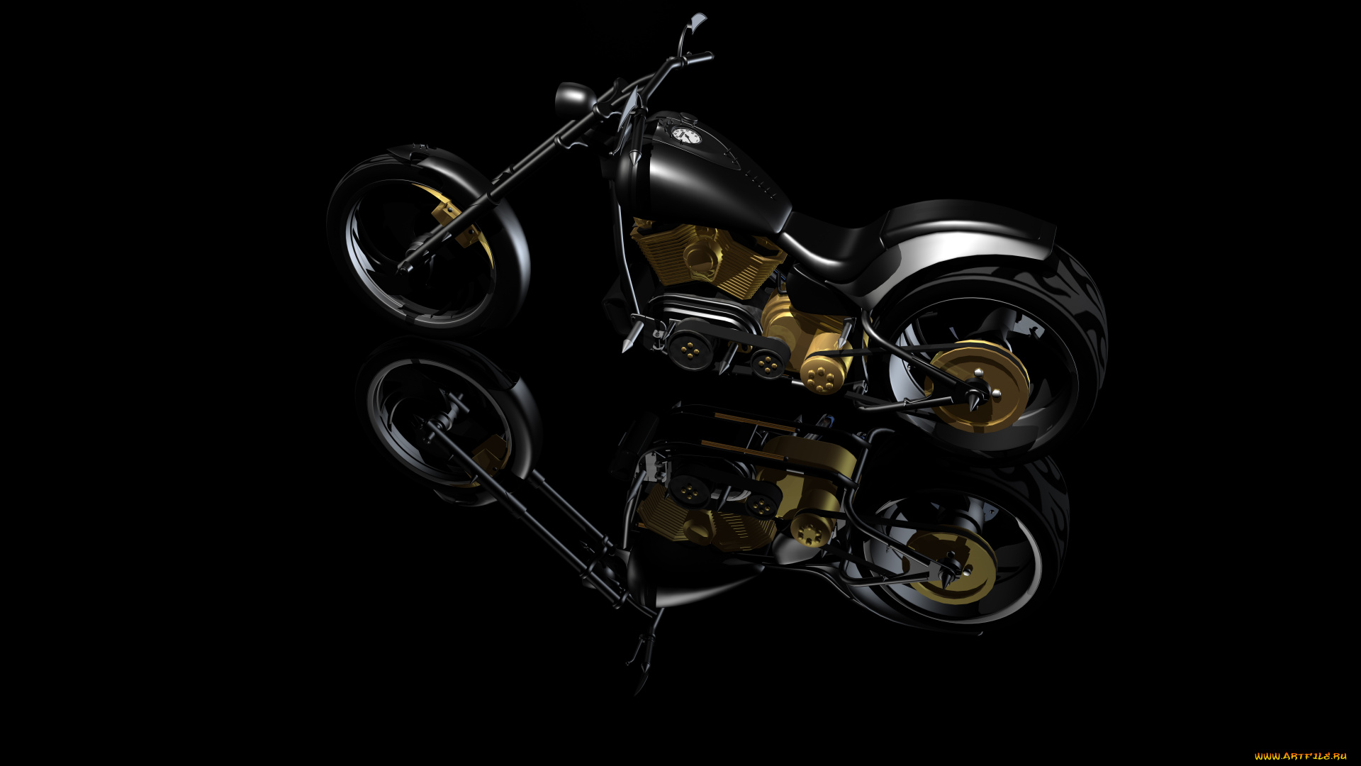 мотоциклы, 3d, мотоцикл
