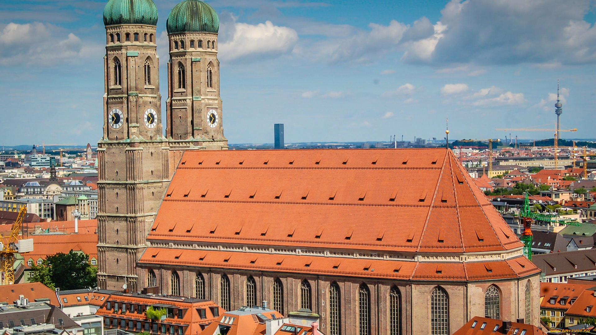 мюнхен, германия, города, католические, соборы, костелы, аббатства, собор