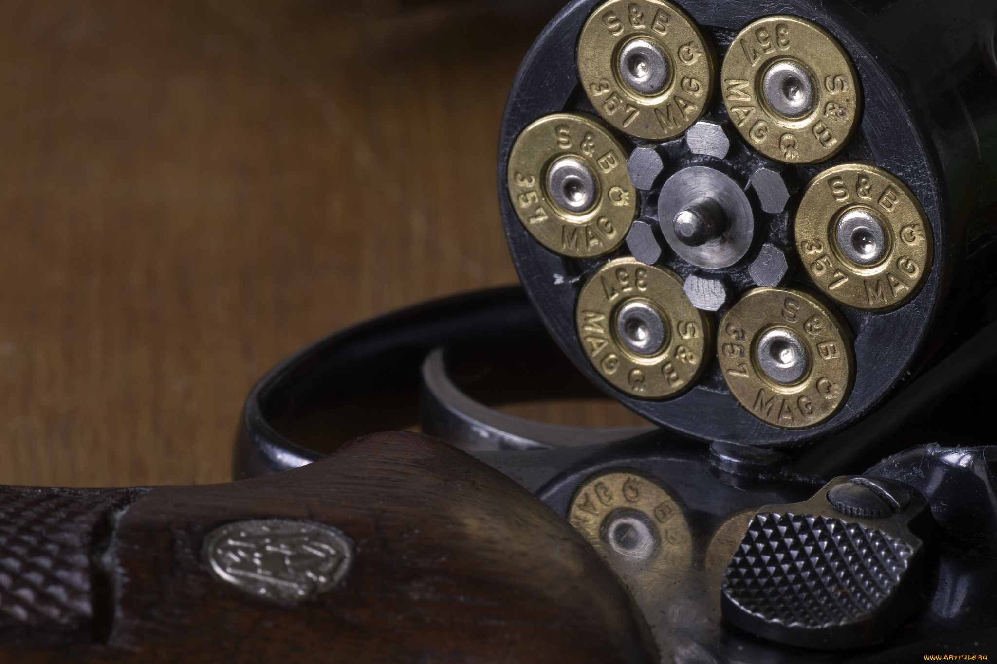 оружие, револьверы, макро, пули, барабан
