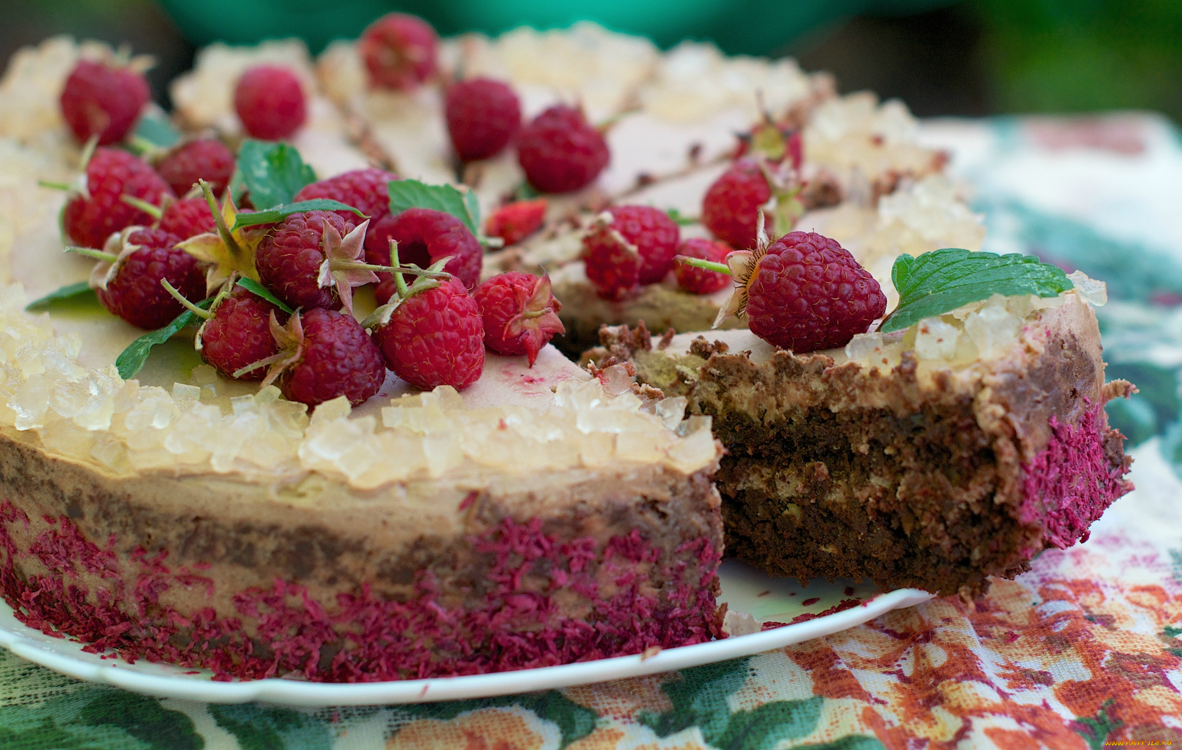 еда, торт, только, малина