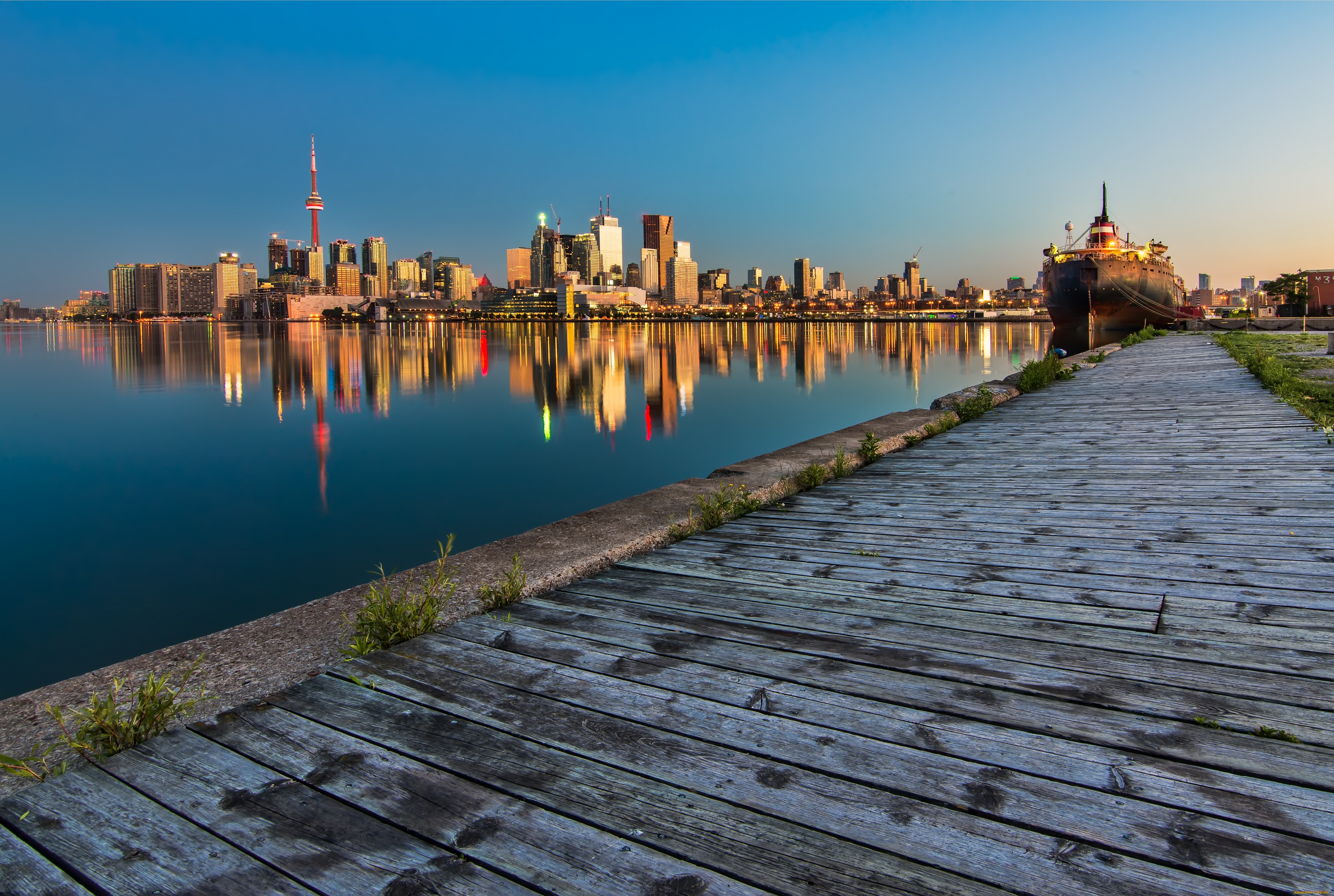 города, торонто, канада, пейзаж