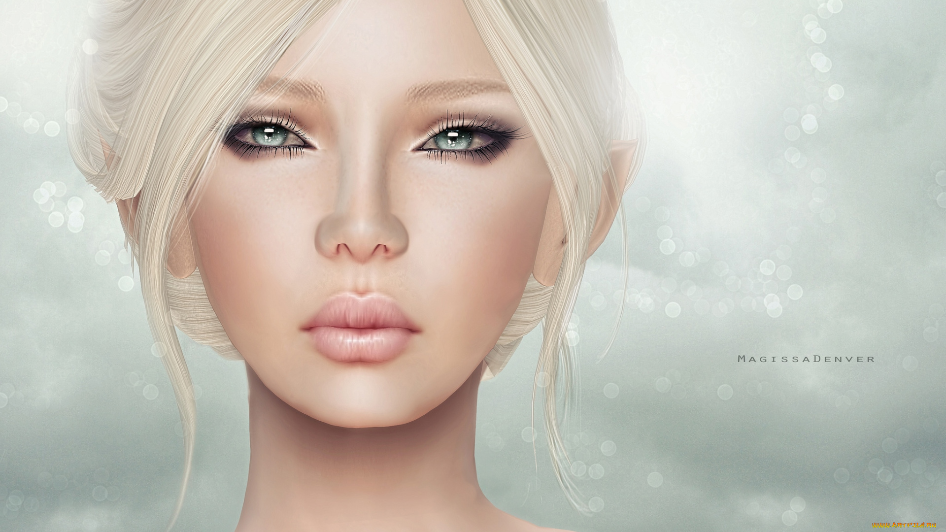 3д, графика, эльфы, , elves, лицо