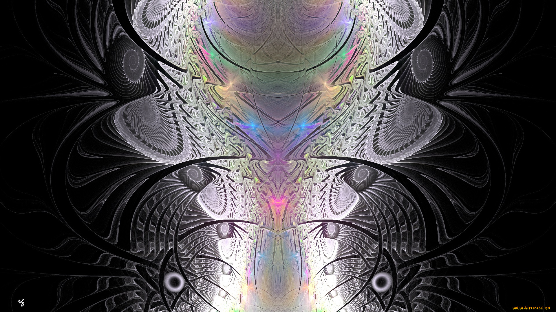 3д, графика, фракталы, , fractal, узор, фон, цвета