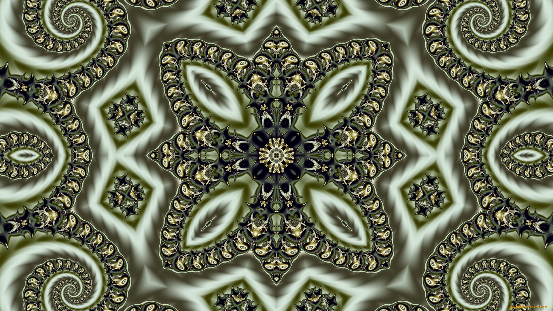 3д, графика, фракталы, , fractal, узор, фон, цвета