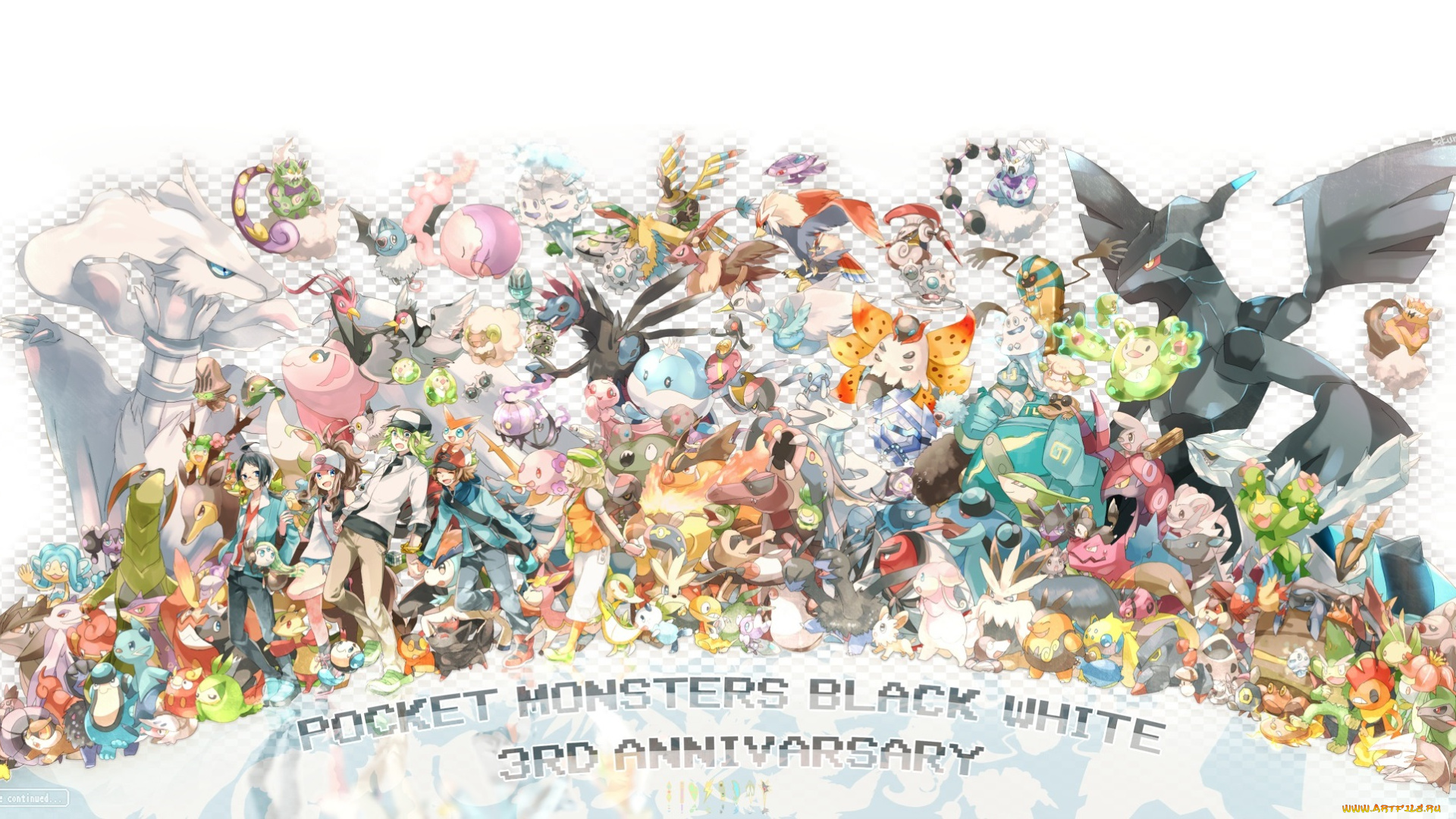 аниме, pokemon, арт, покемоны