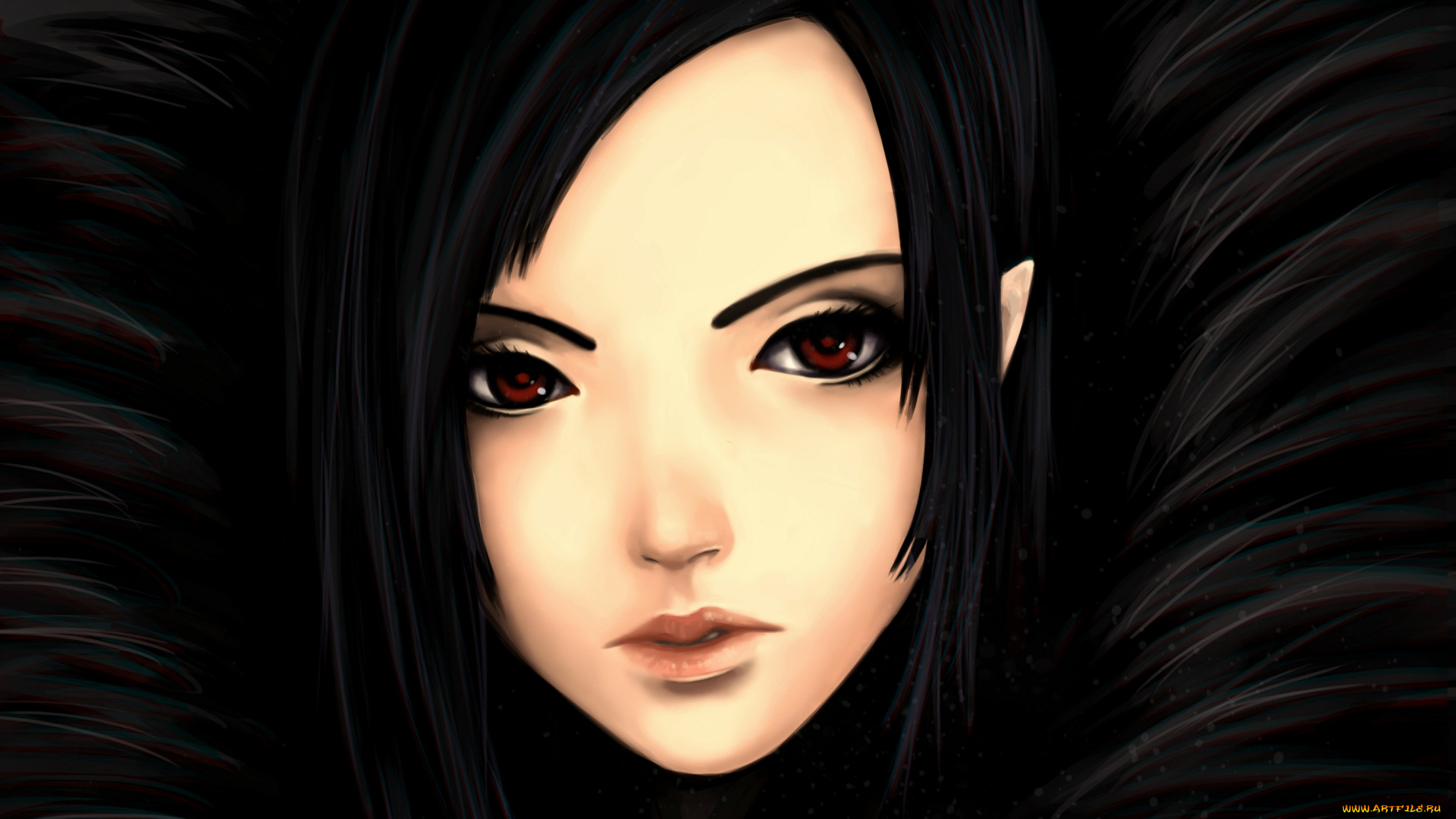 аниме, *unknown, , другое, мех, крупный, план, jin, девушка, портрет, blade, and, soul