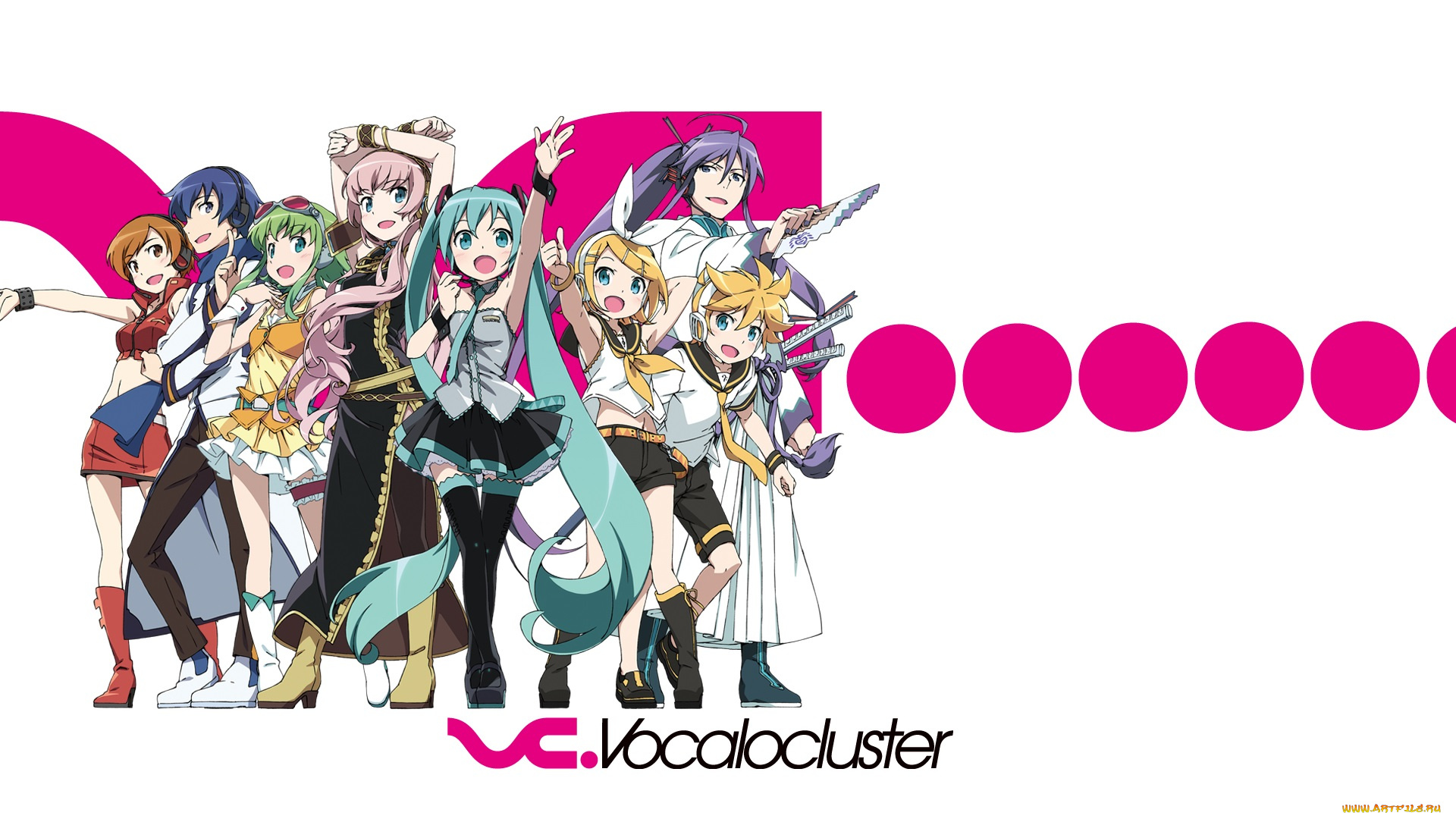 аниме, vocaloid, персонажи