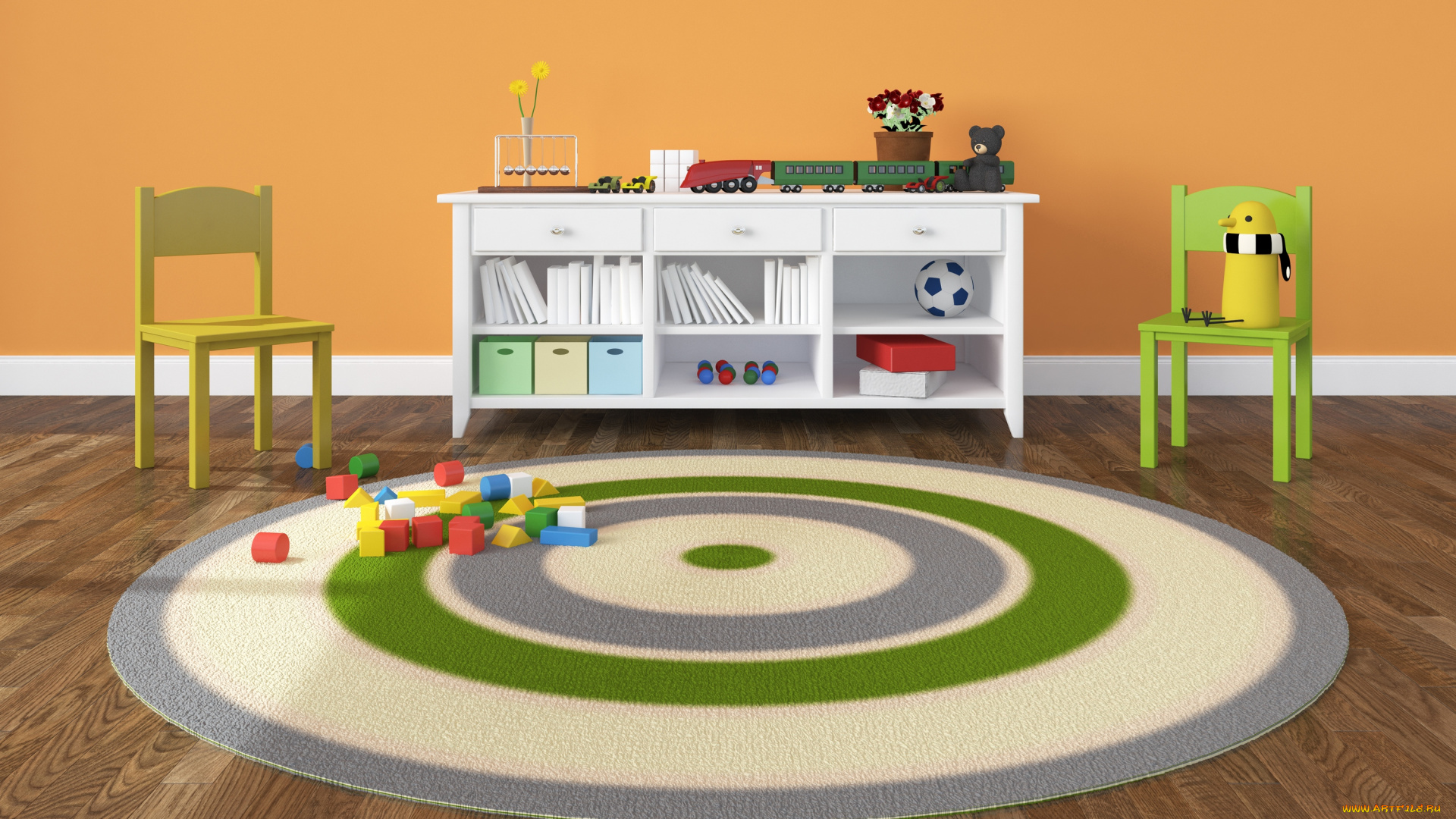 интерьер, мебель, стиль, игрушки, детская