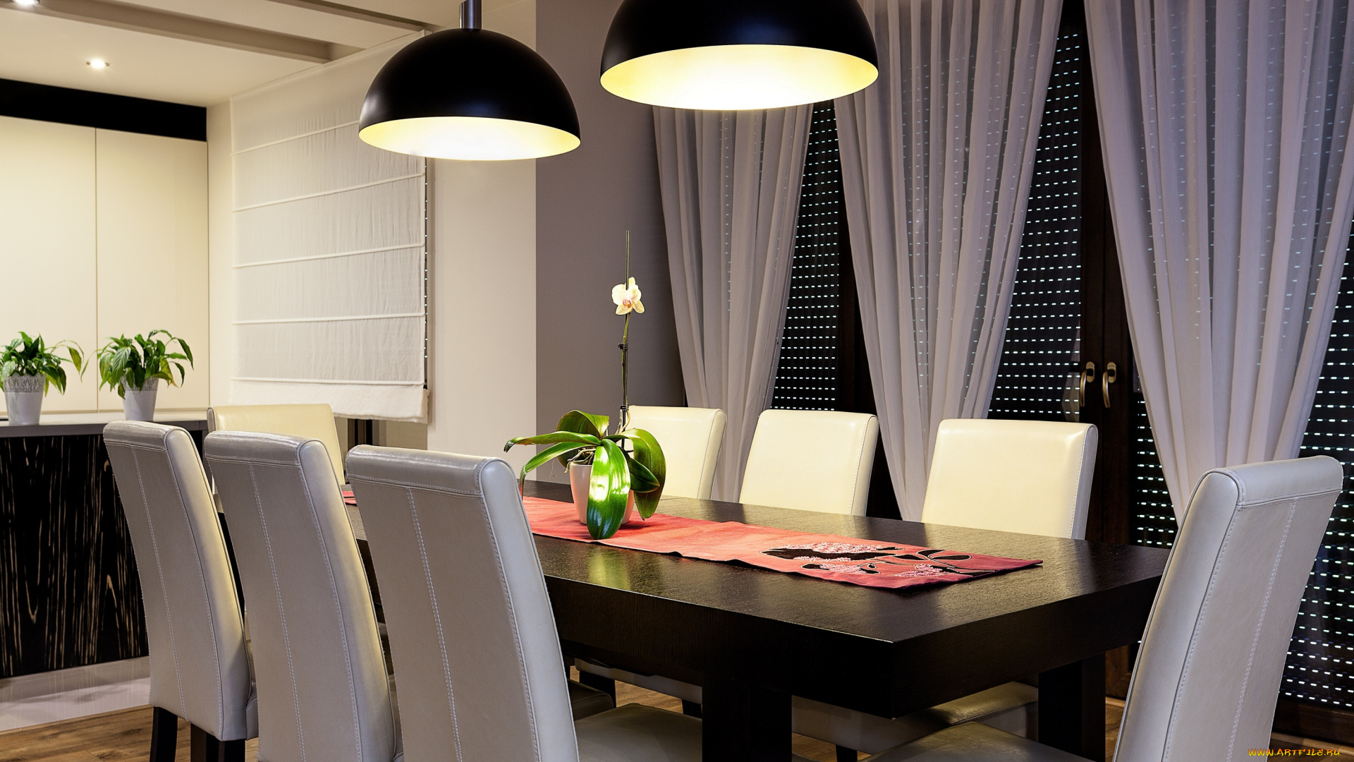 интерьер, столовая, дизайн, стиль, мебель