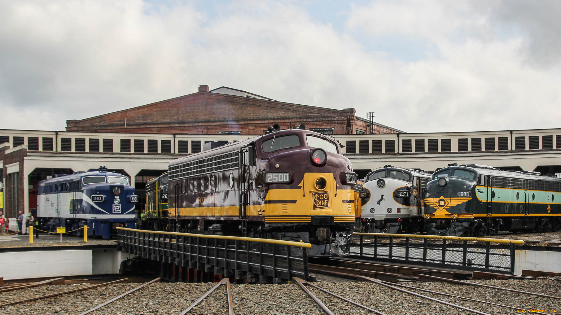 техника, локомотивы, депо