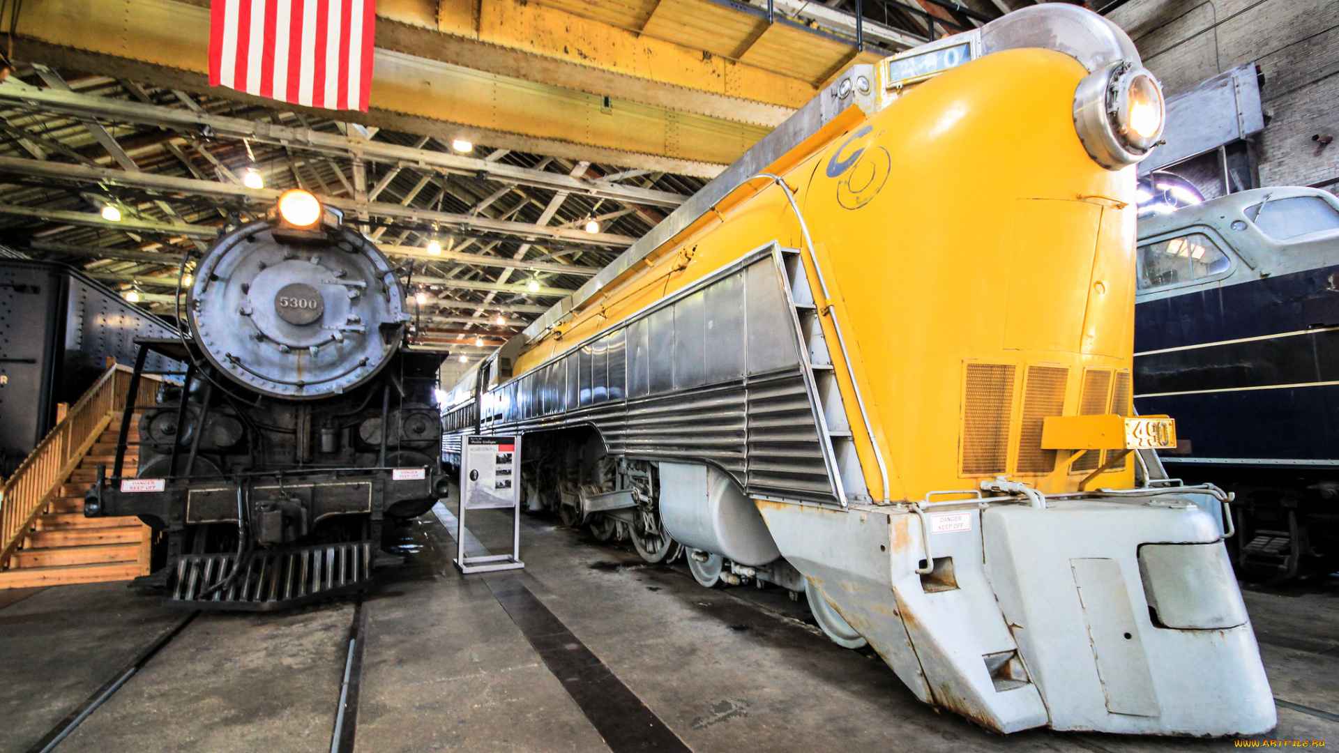 техника, паровозы, вагоны, паровоз, рельсы, железная, дорога