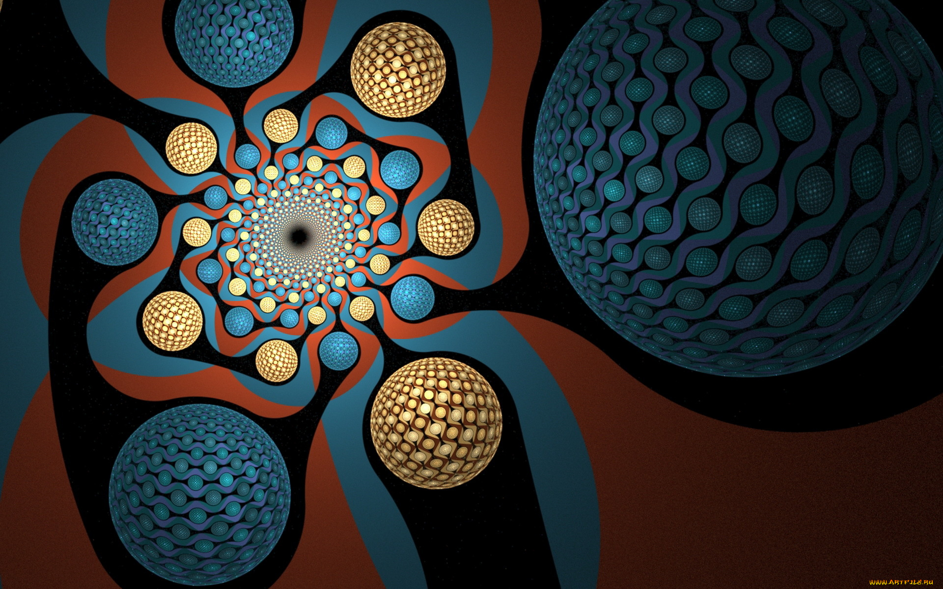 3д, графика, фракталы, , fractal, фон, узор, цвета