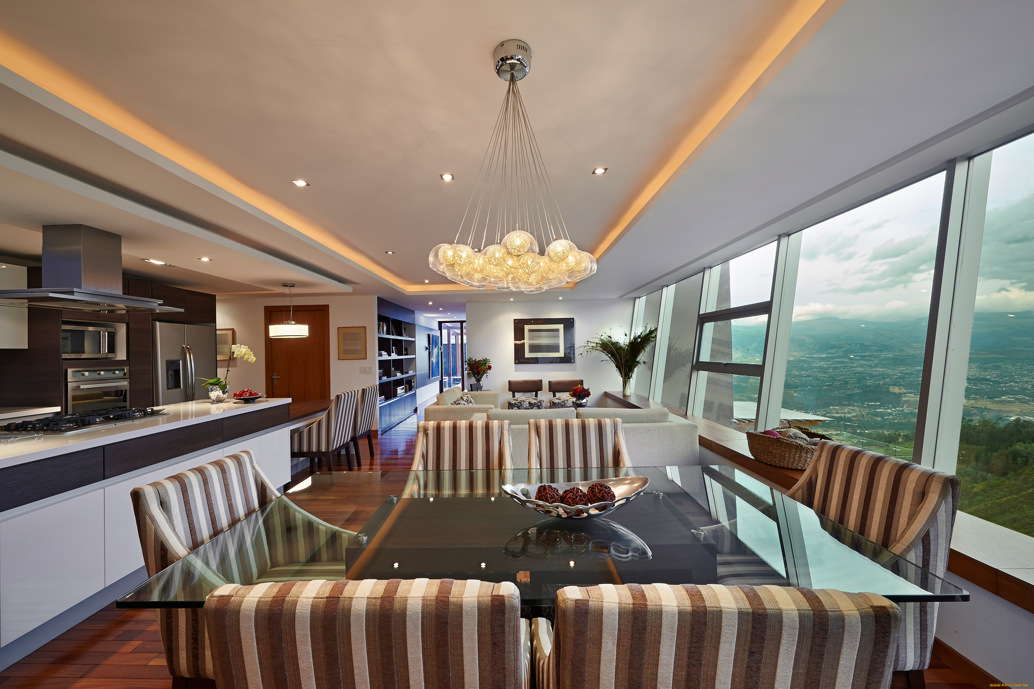 интерьер, столовая, стиль, дизайн, мебель