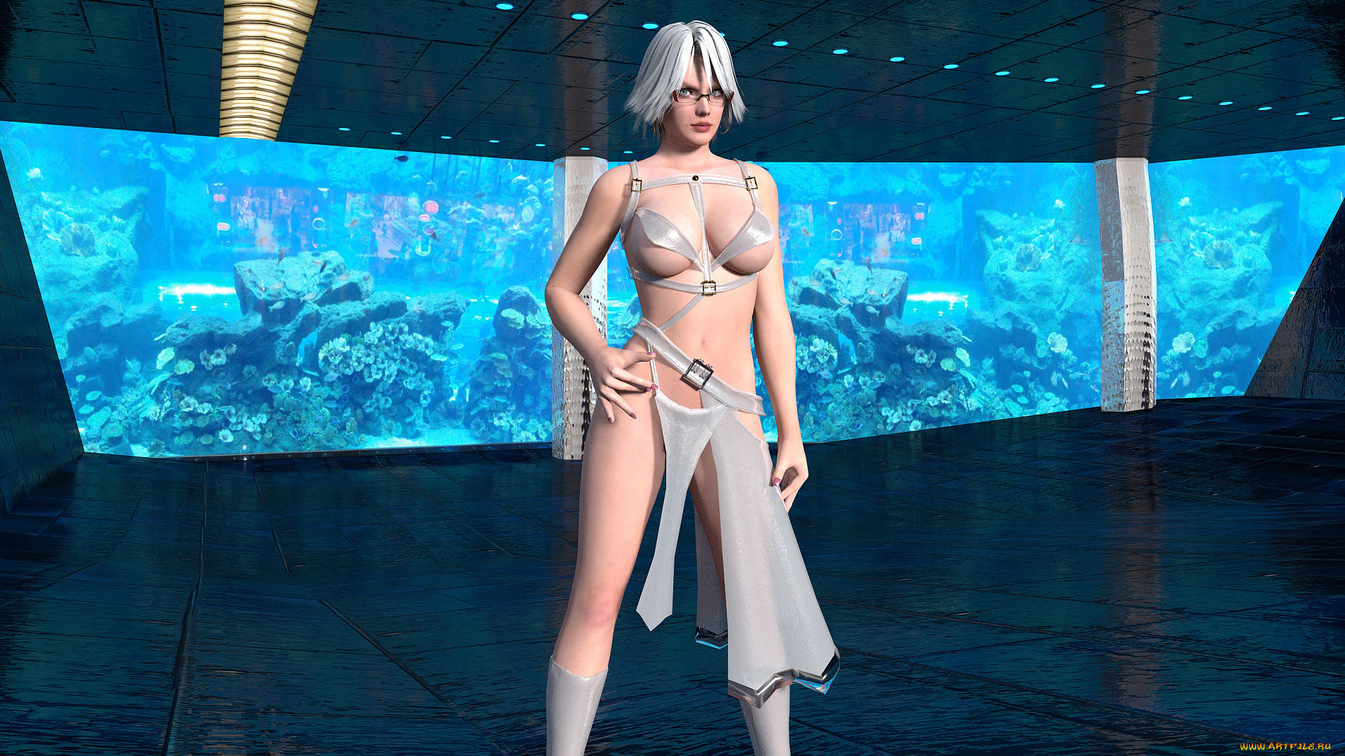 3д, графика, фантазия, , fantasy, блондинка, фон, взгляд, девушка