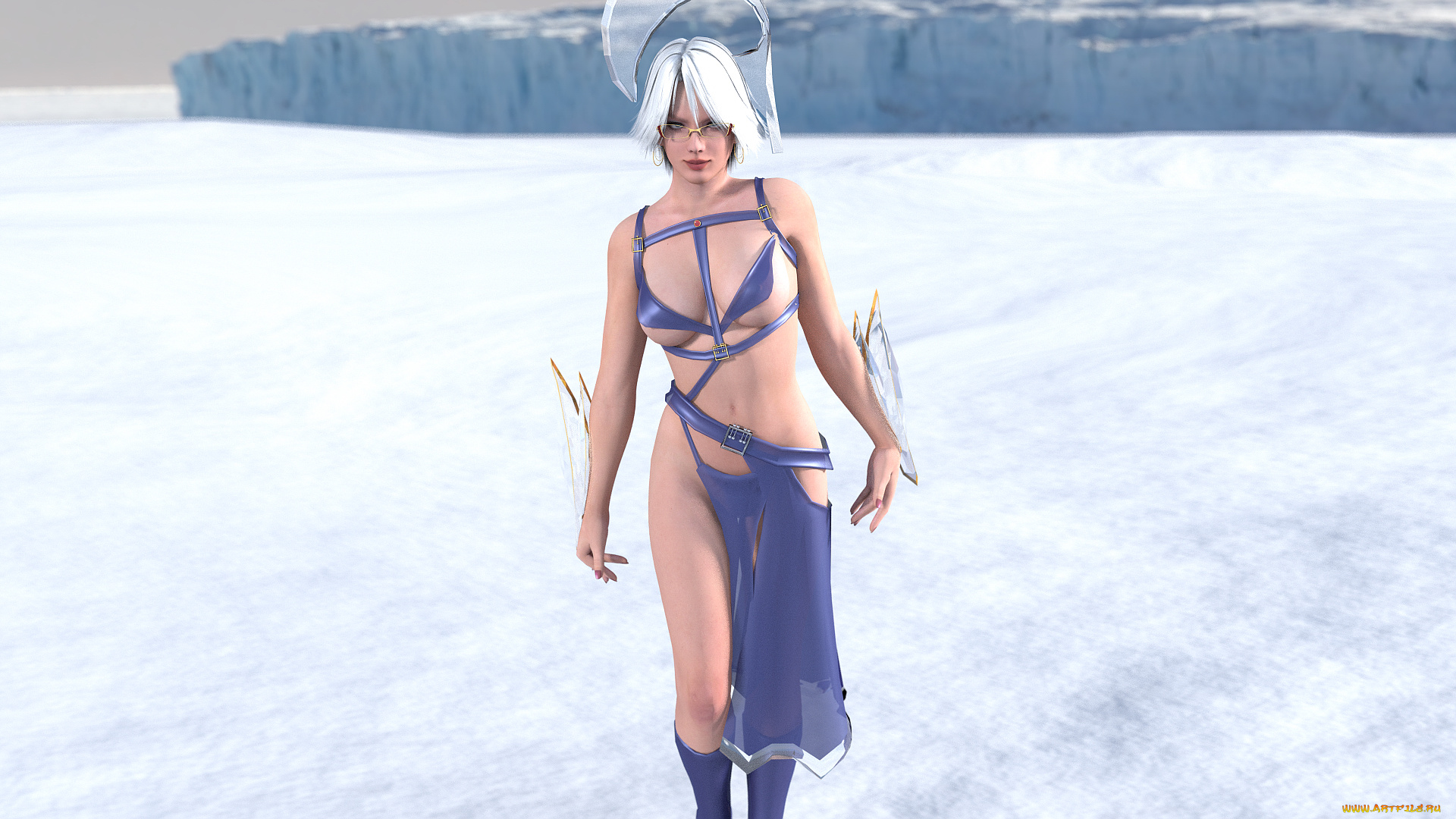 3д, графика, фантазия, , fantasy, взгляд, девушка, блондинка, фон