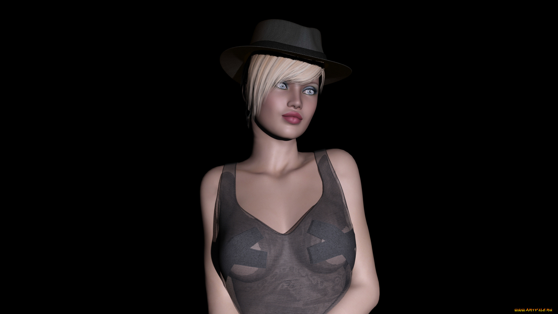 3д, графика, люди, , people, девушка, взгляд, фон