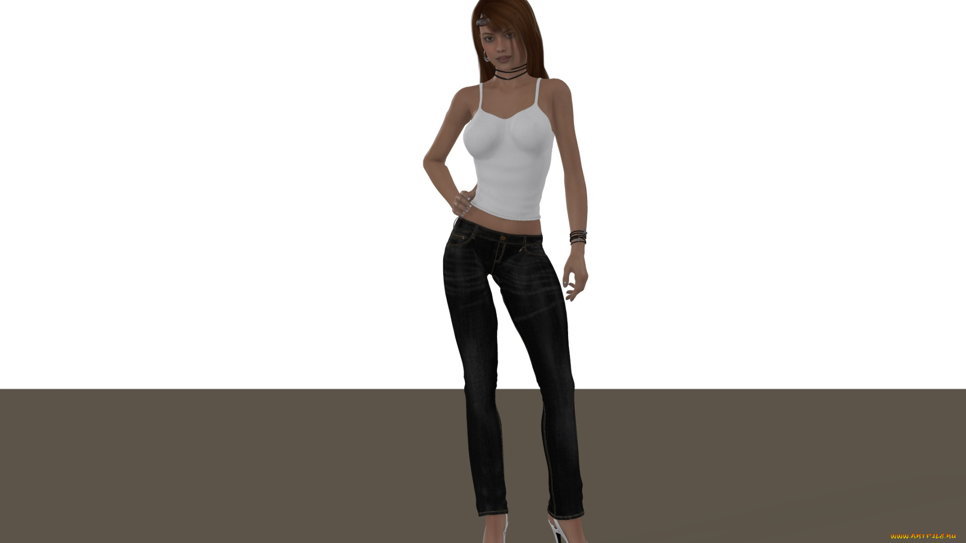 3д, графика, люди, , people, девушка, взгляд, фон