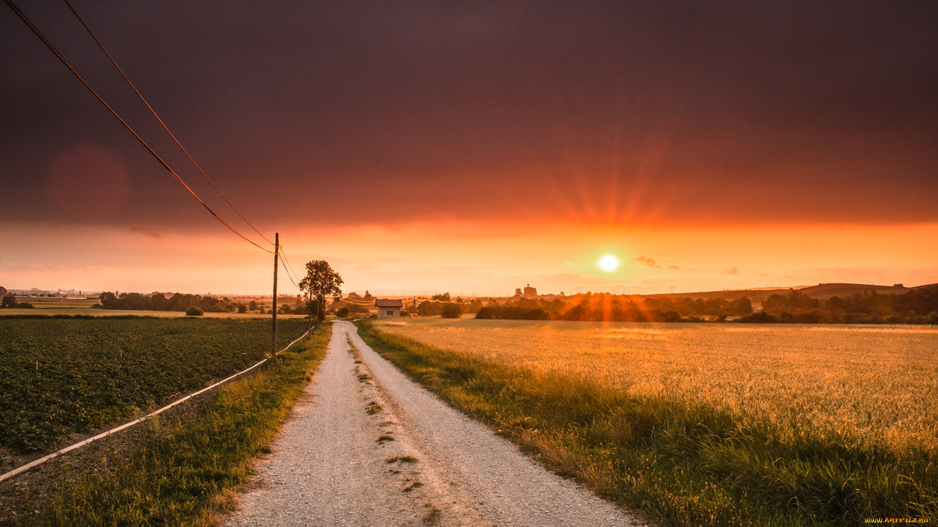 природа, восходы, закаты, рассвет