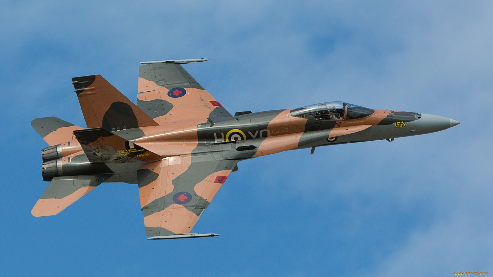 rcaf, cf-18, demo, jet, авиация, боевые, самолёты, истребитель