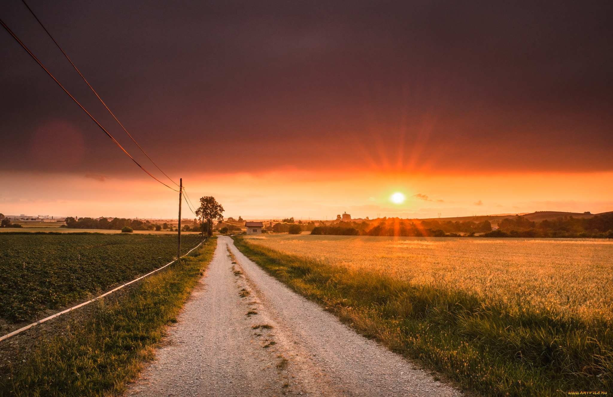 природа, восходы, закаты, рассвет
