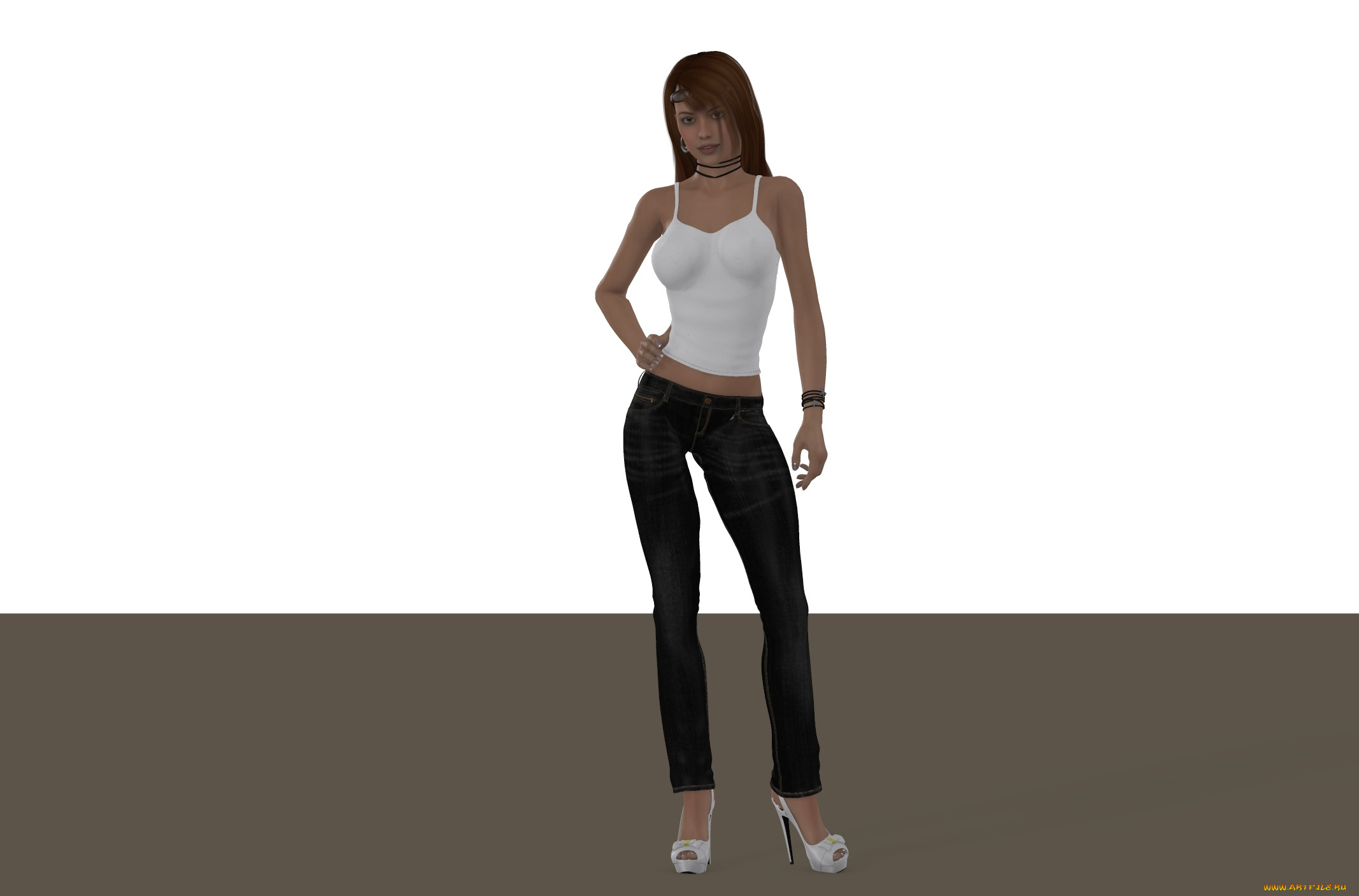 3д, графика, люди, , people, девушка, взгляд, фон