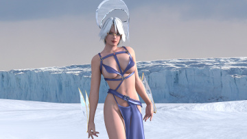 Картинка 3д+графика фантазия+ fantasy блондинка фон взгляд девушка