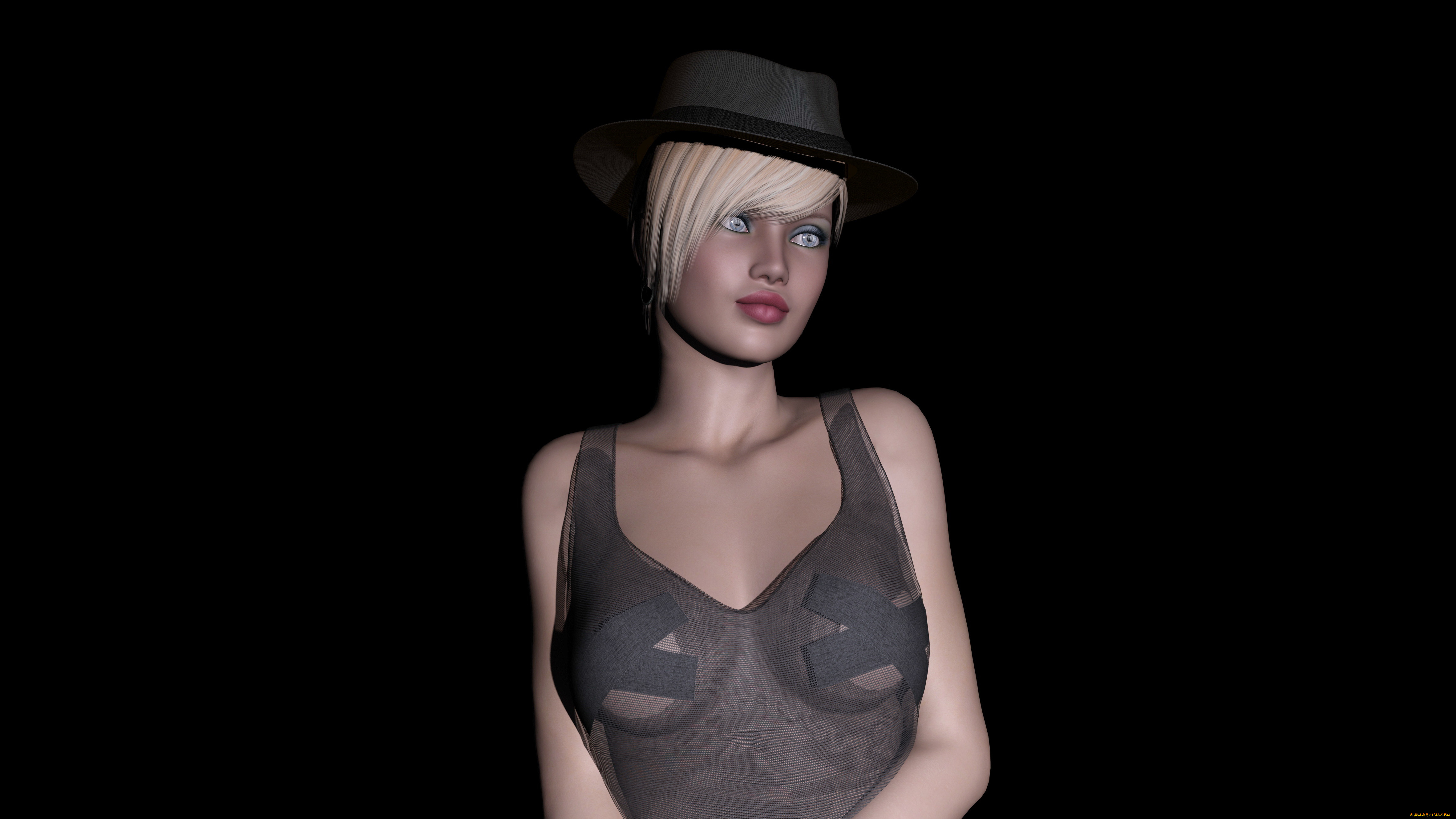 3д, графика, люди, , people, девушка, взгляд, фон