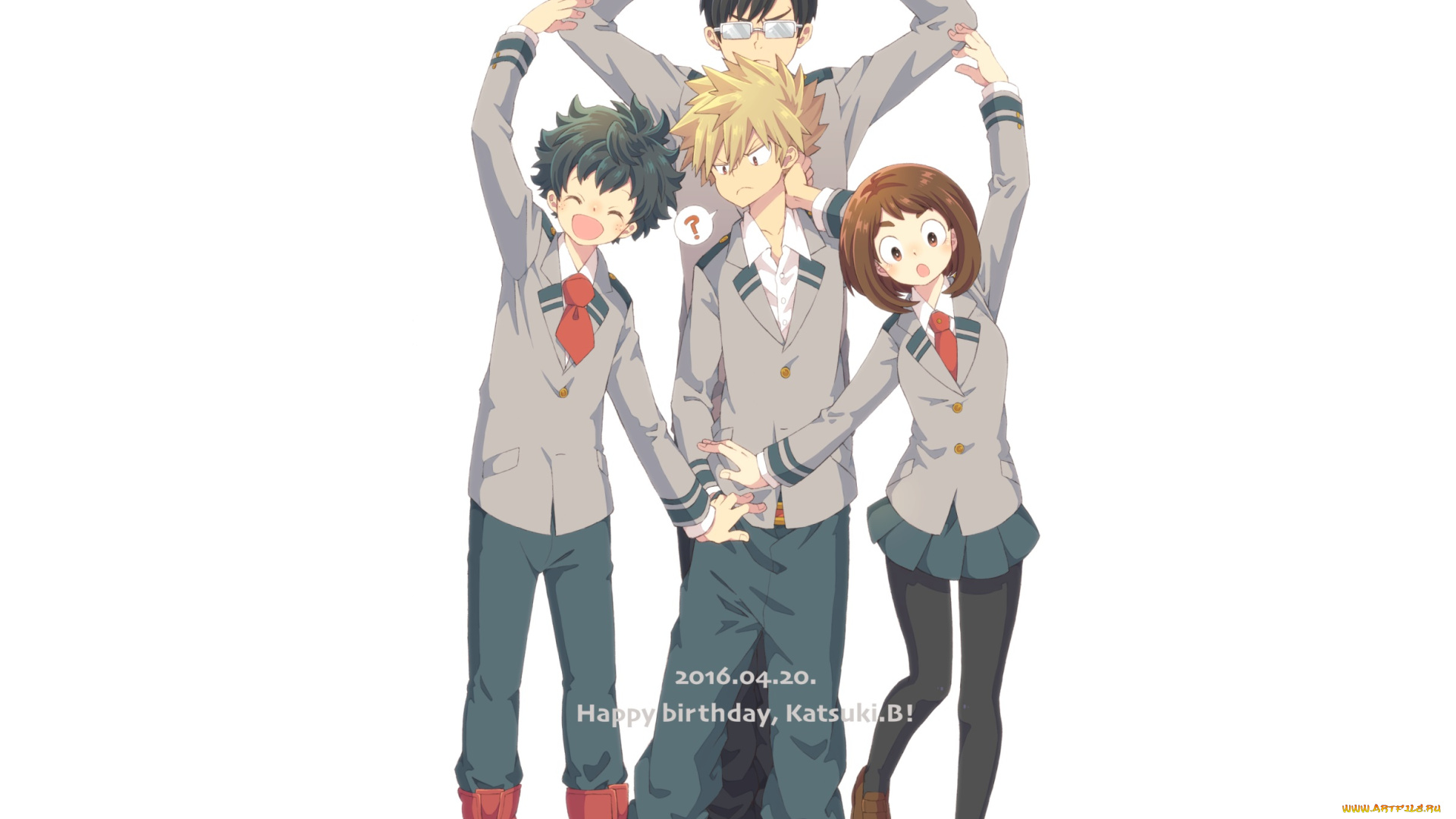 аниме, boku, no, hero, academia, девушка, парни