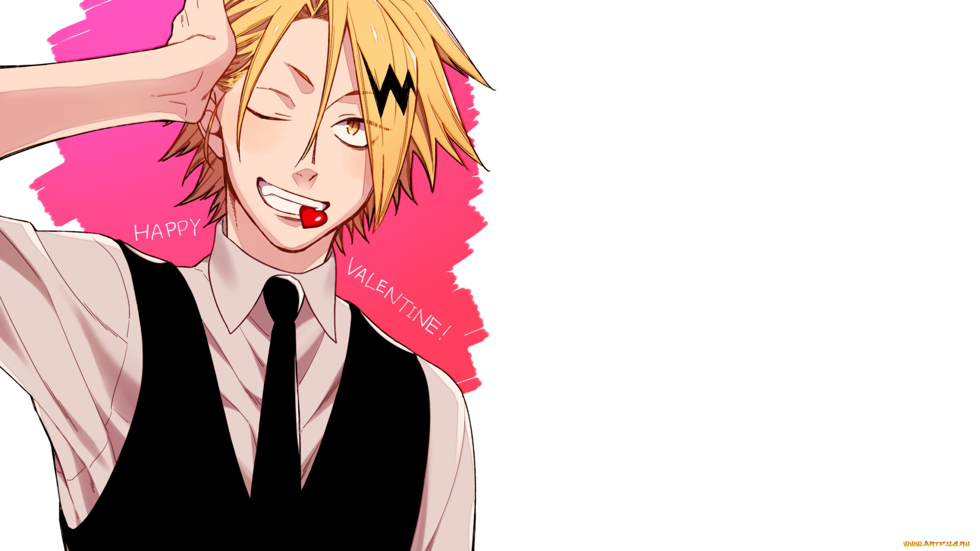 аниме, boku, no, hero, academia, kaminari, denki