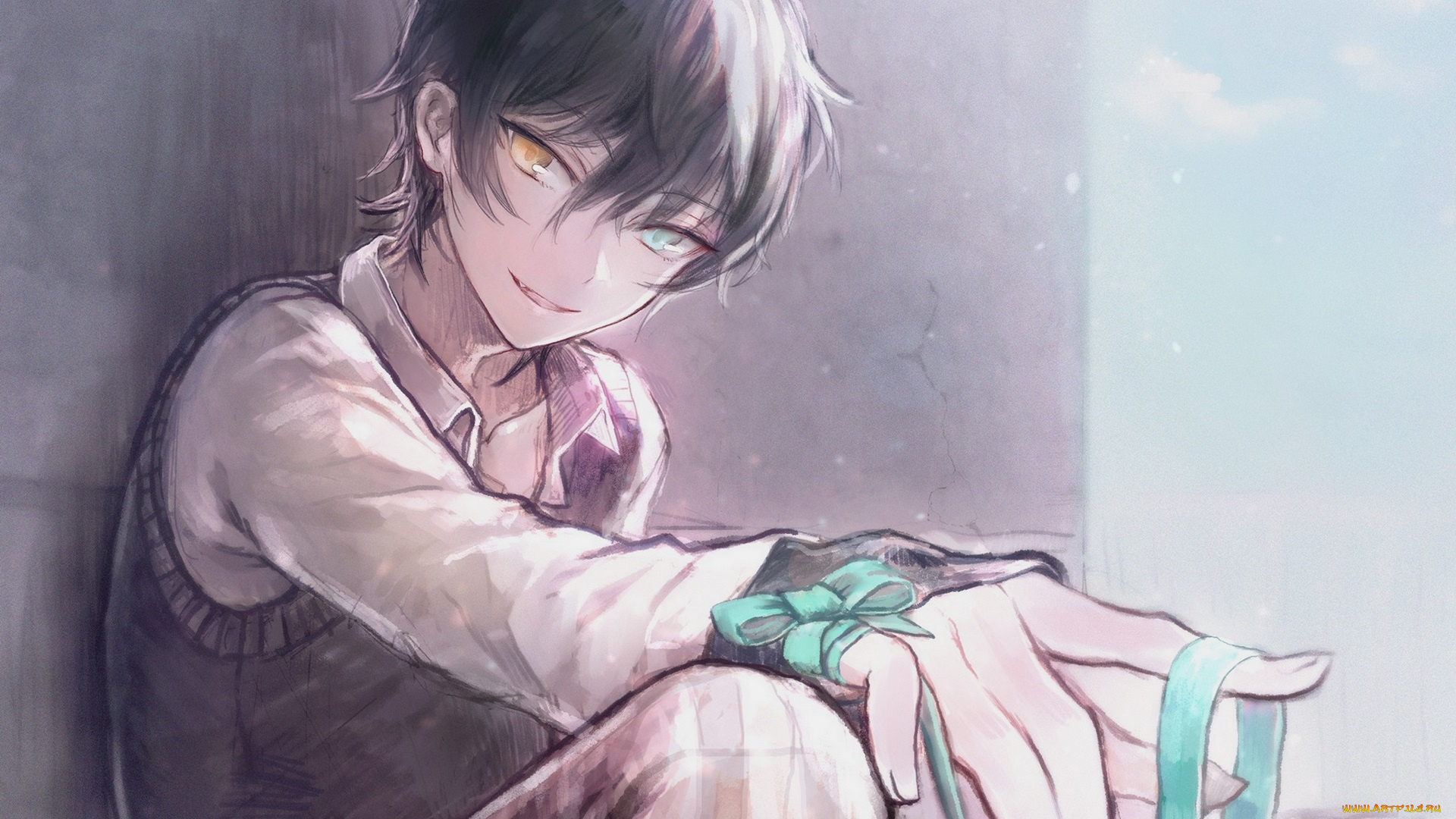 аниме, ensemble, stars, парень