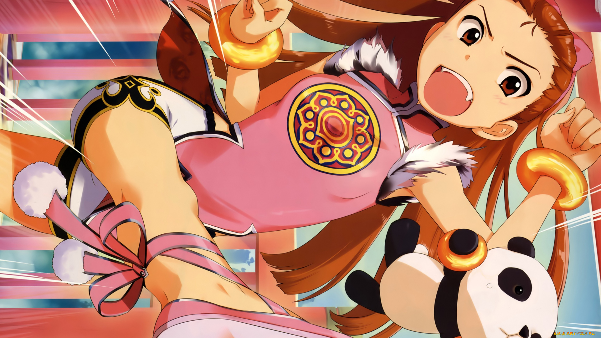 аниме, idolm@ster, фон, взгляд, девушка