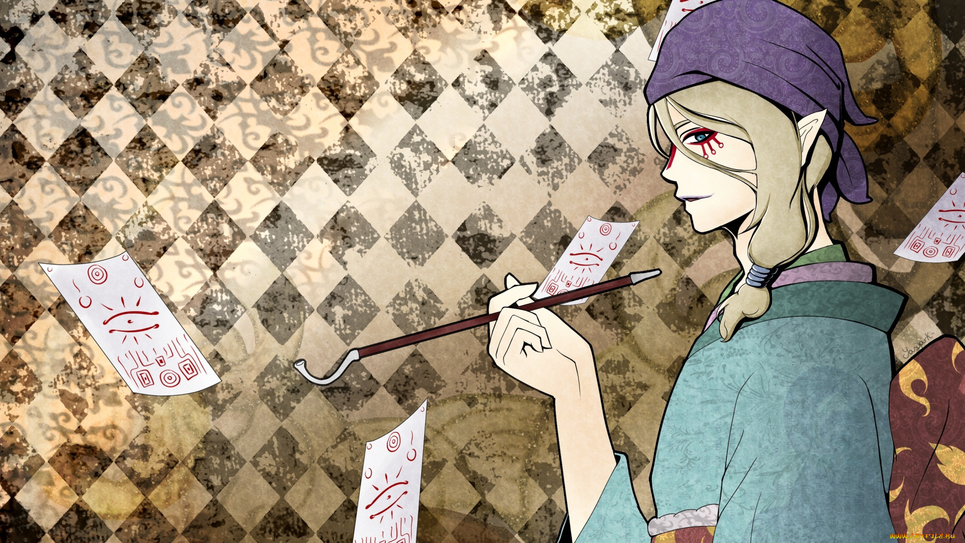 аниме, mononoke, kusuriuri