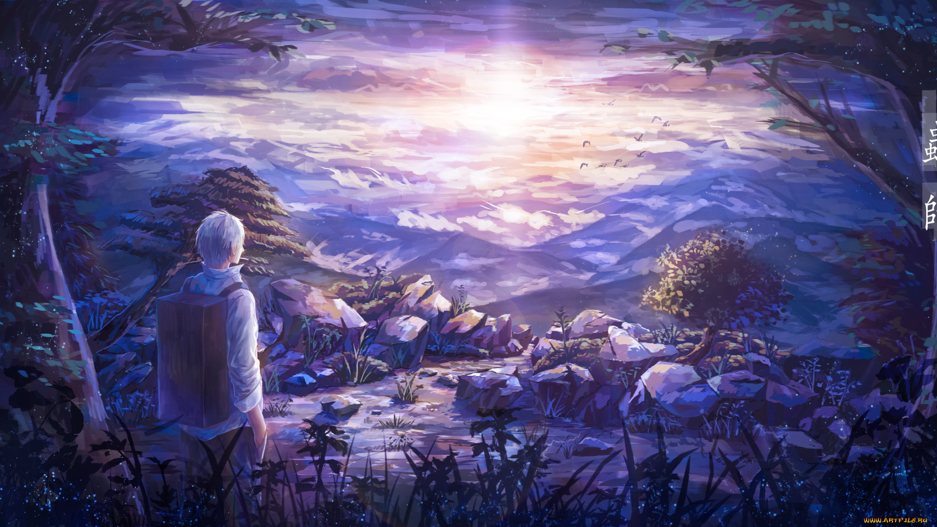 аниме, mushishi, ginko