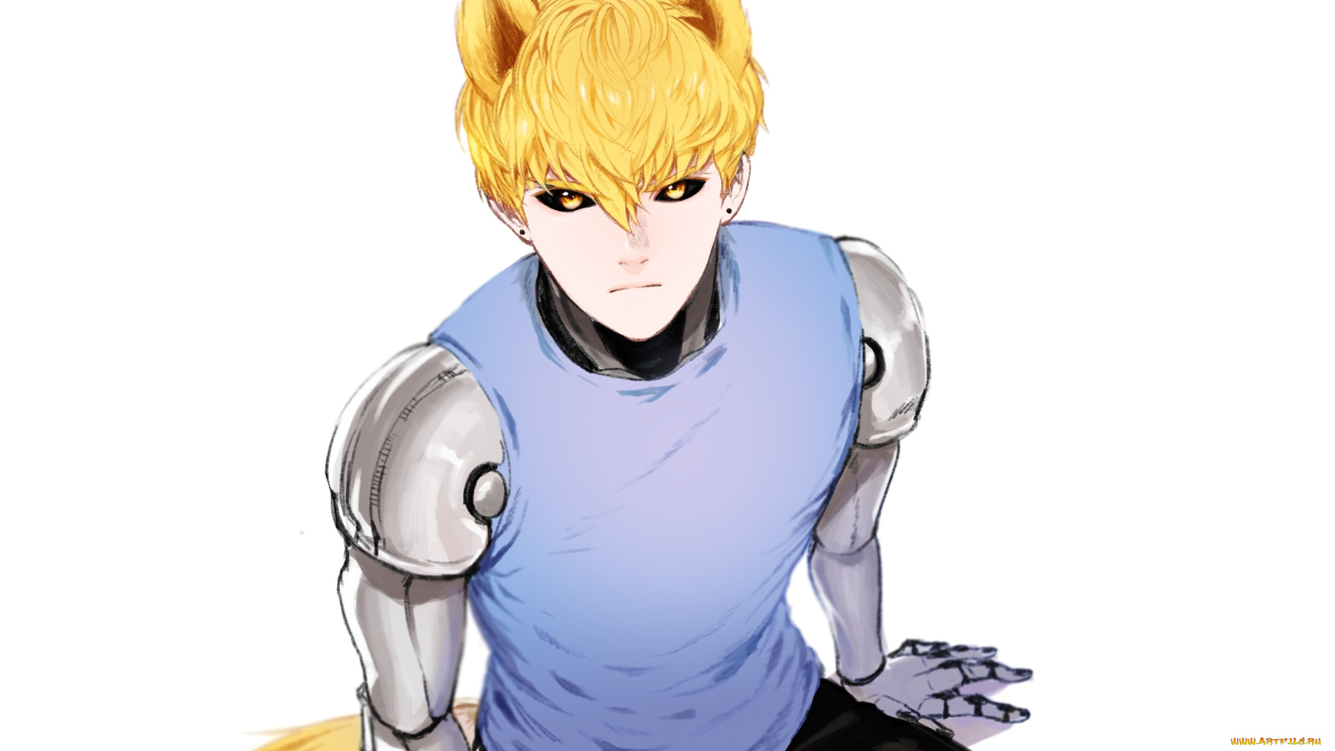 аниме, one, punch, man, генос