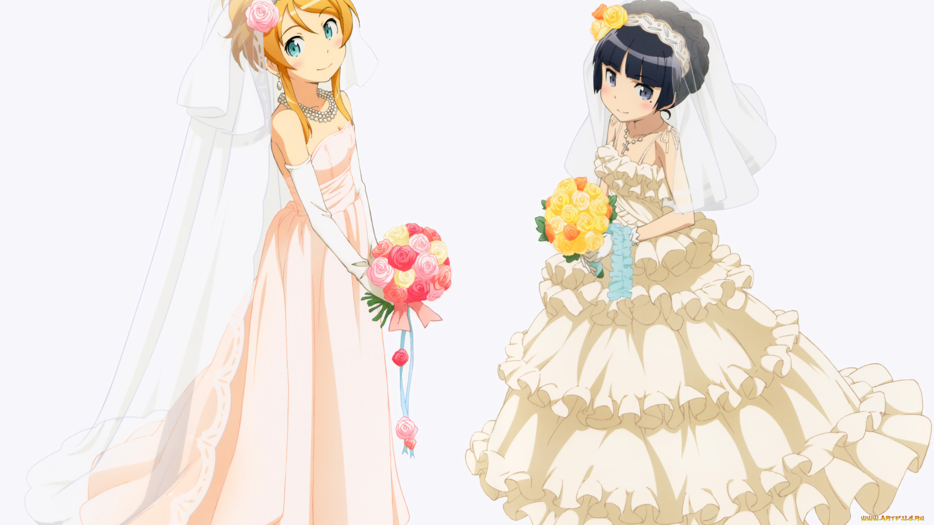 аниме, oreimo, фон, взгляд, девушки