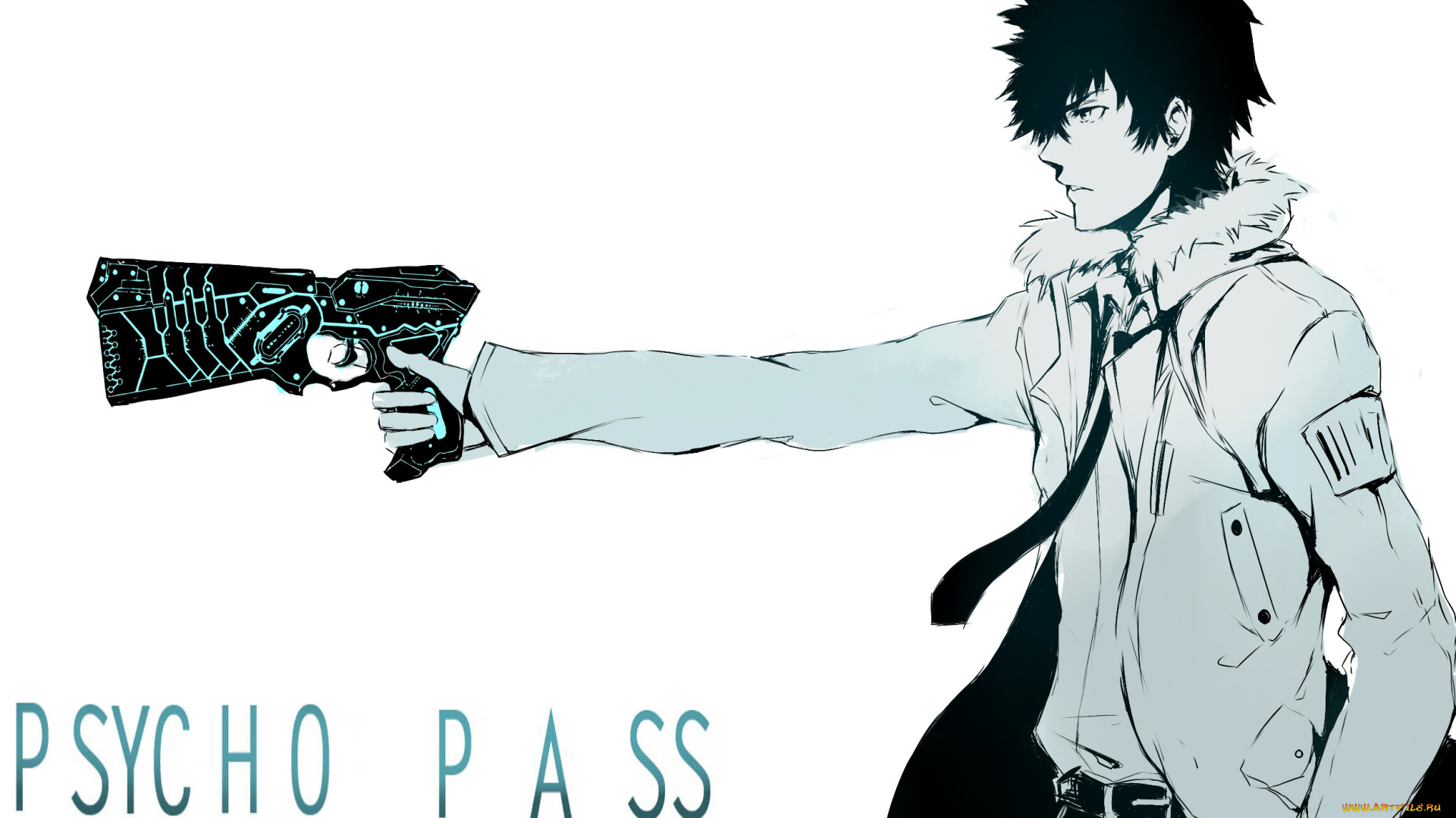 аниме, psycho-pass, kougami, shinya