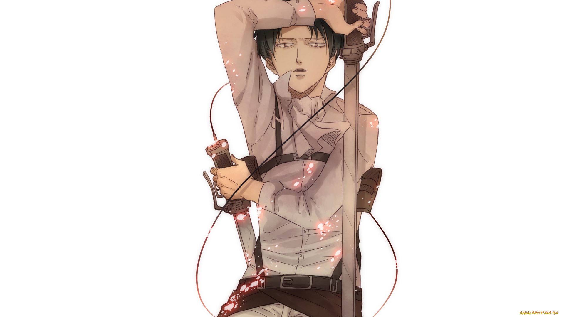 аниме, shingeki, no, kyojin, levi