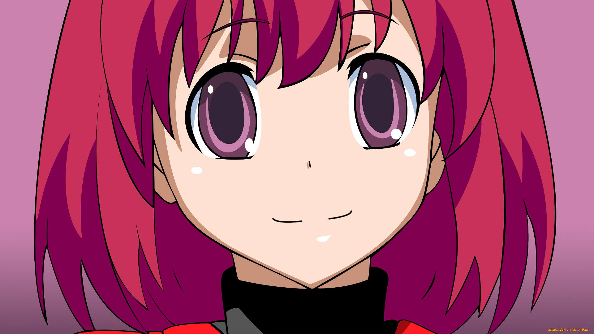 аниме, toradora, девушка, взгляд, фон