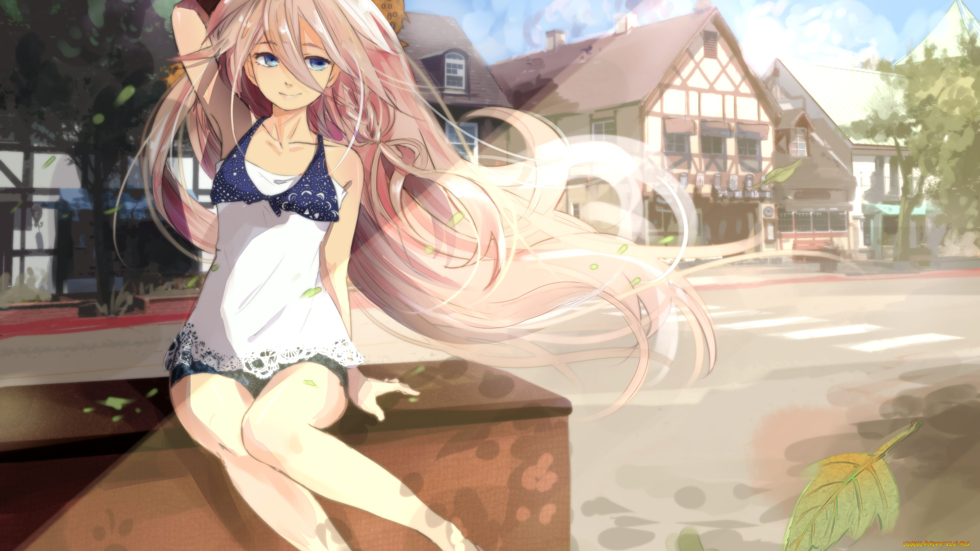 аниме, vocaloid, девушка