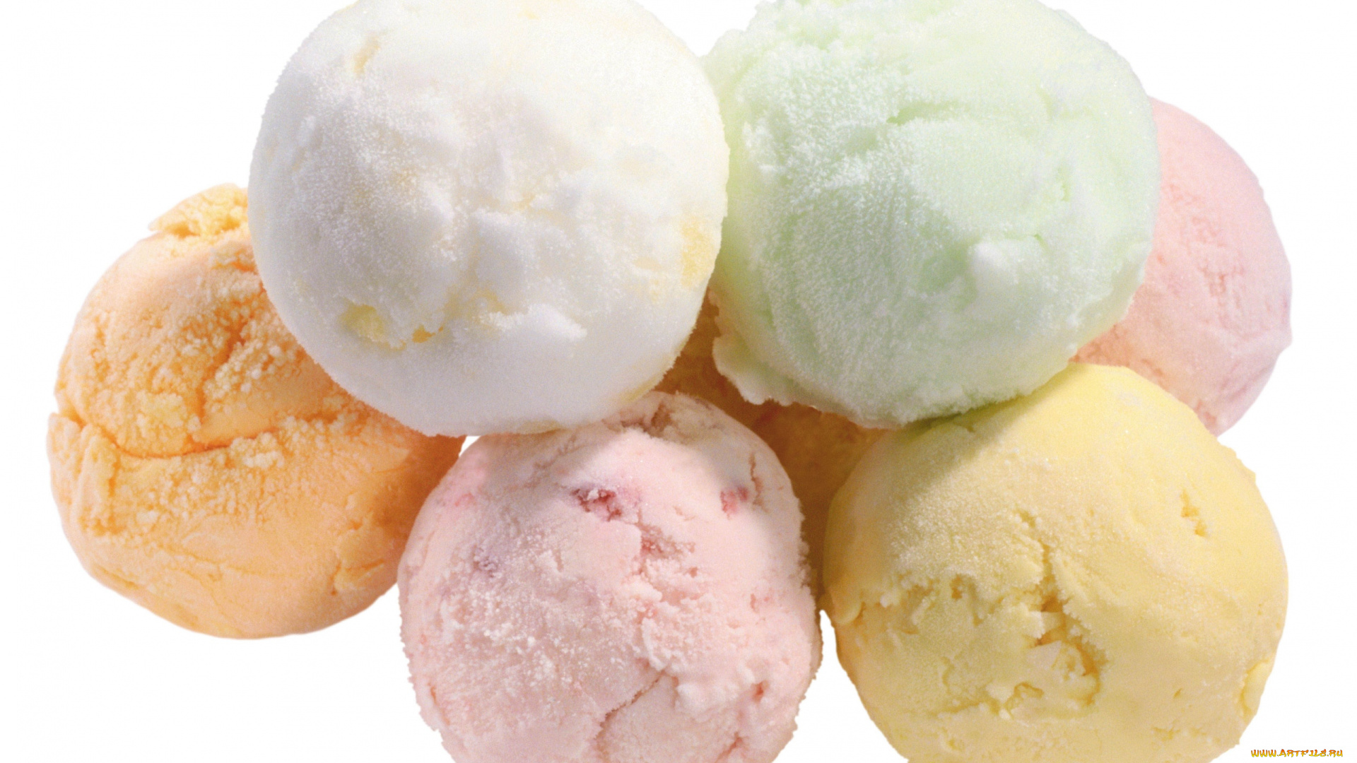 еда, мороженое, , десерты, шарики, разноцветное