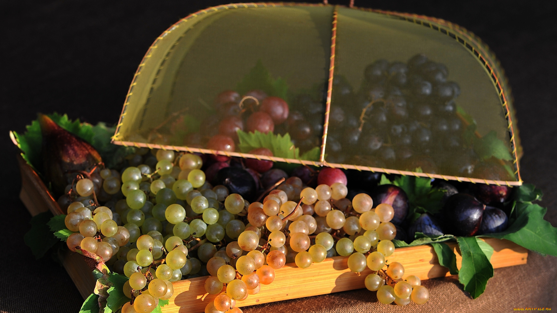 еда, виноград, ягоды