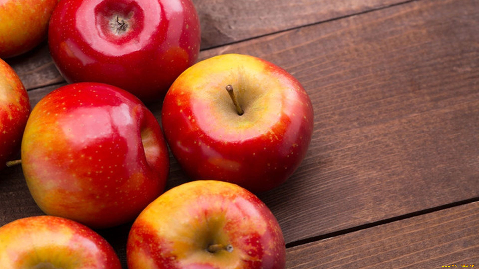 еда, Яблоки, краснобокие