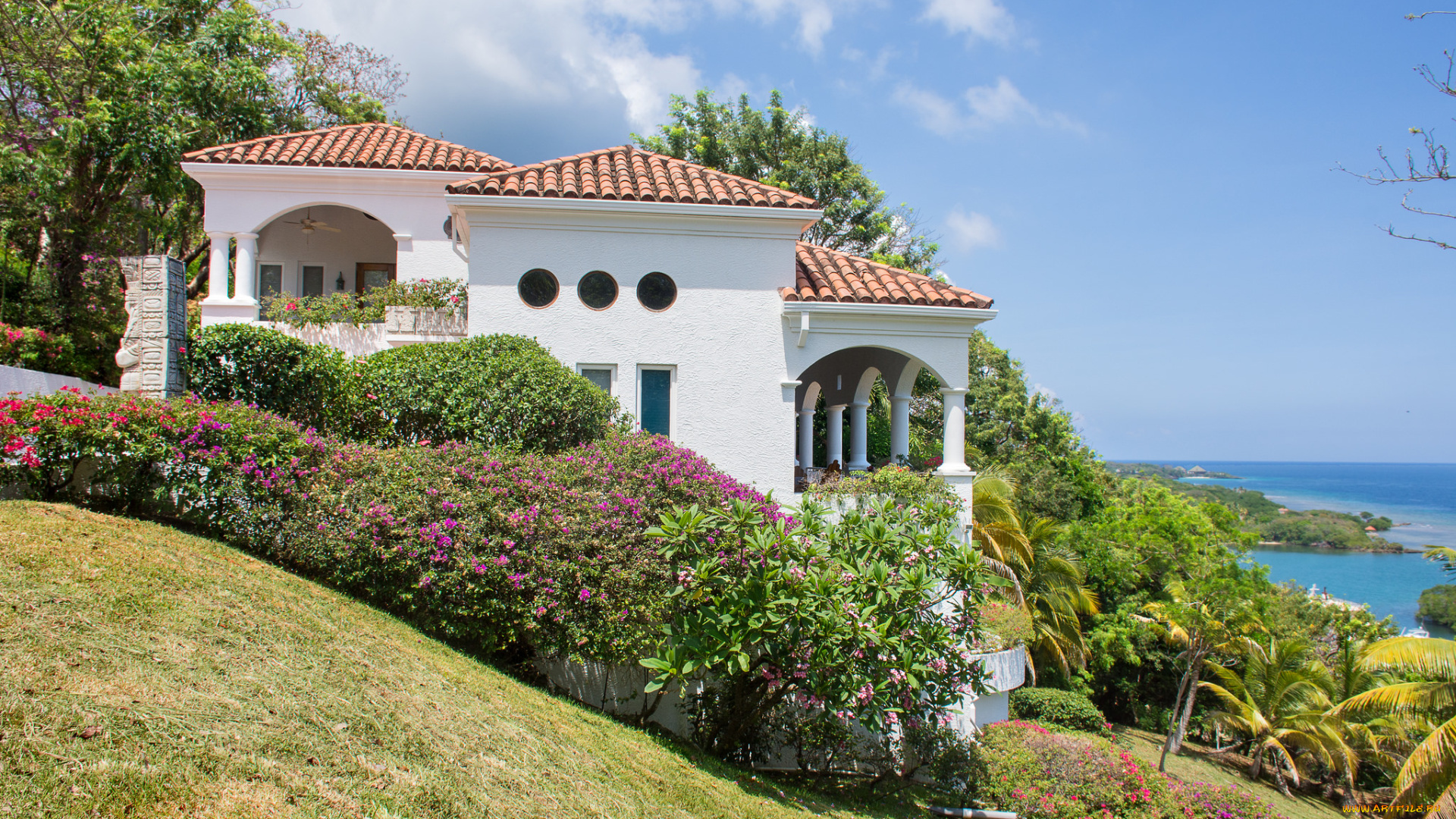 города, -, здания, , дома, вилла