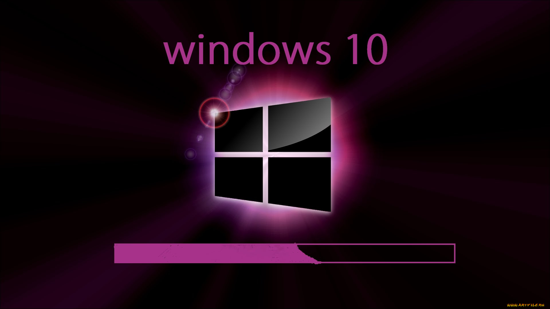 компьютеры, windows, 10, логотип, фон