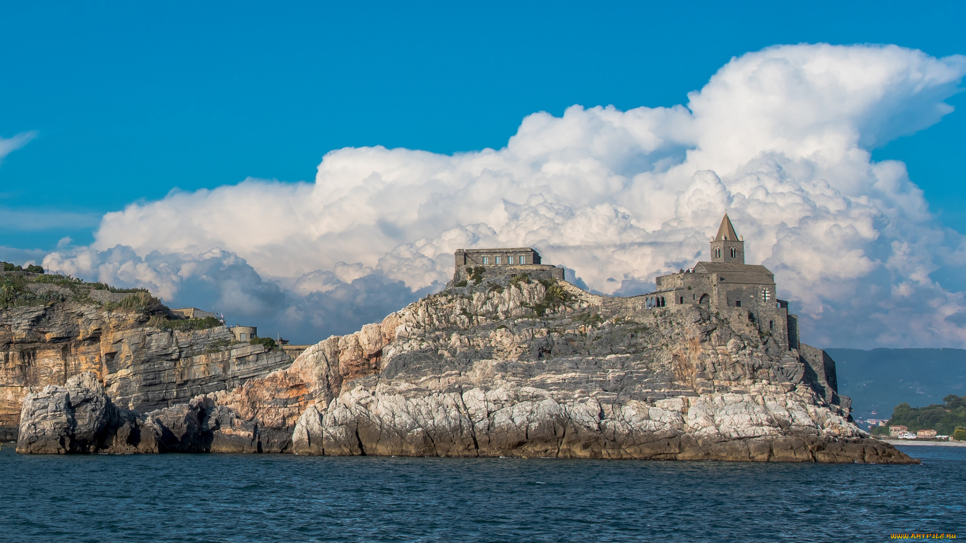 liguria, -, italia, города, -, исторические, , архитектурные, памятники, побережье