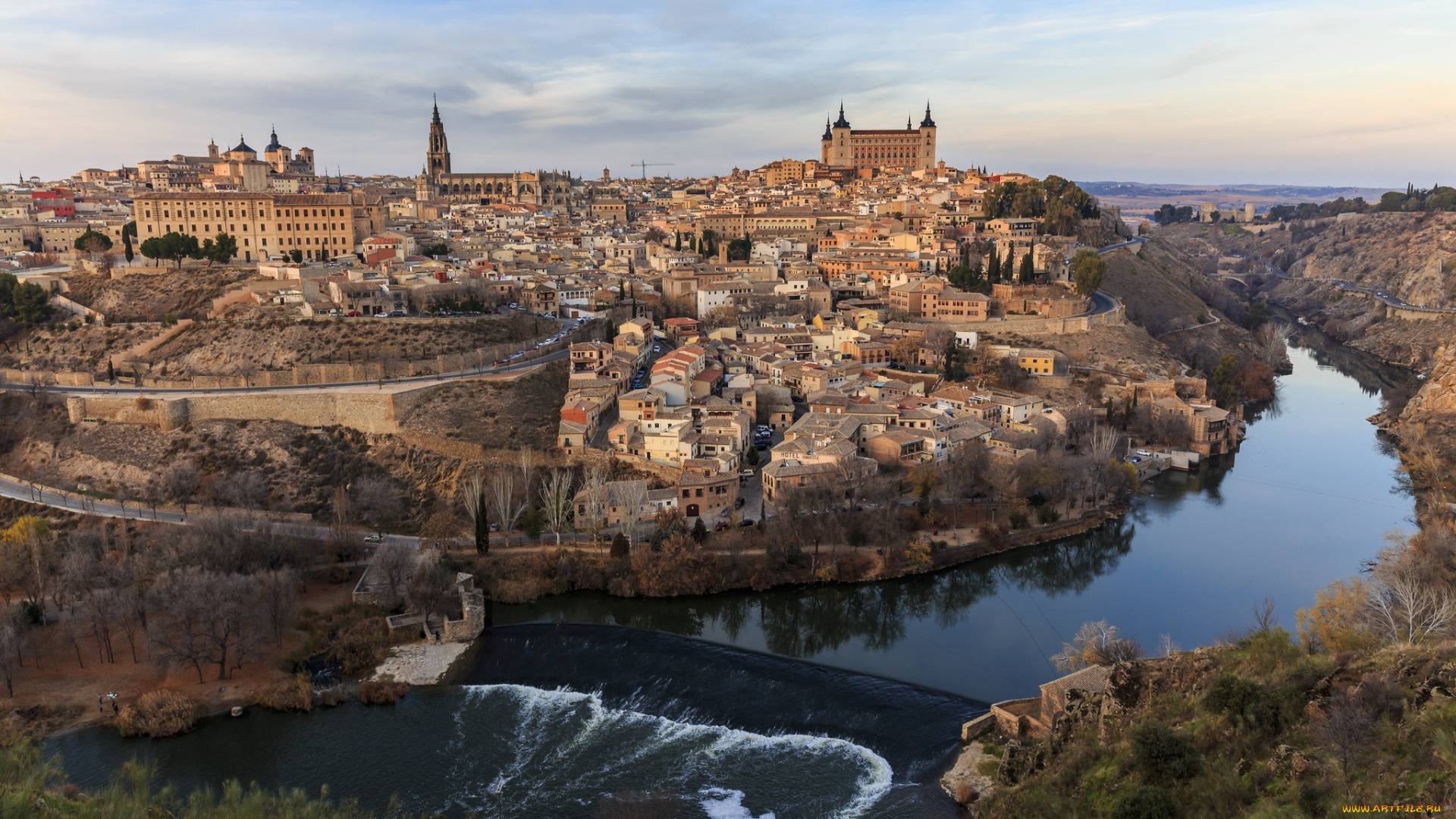 toledo, города, толедо, , испания, обзор