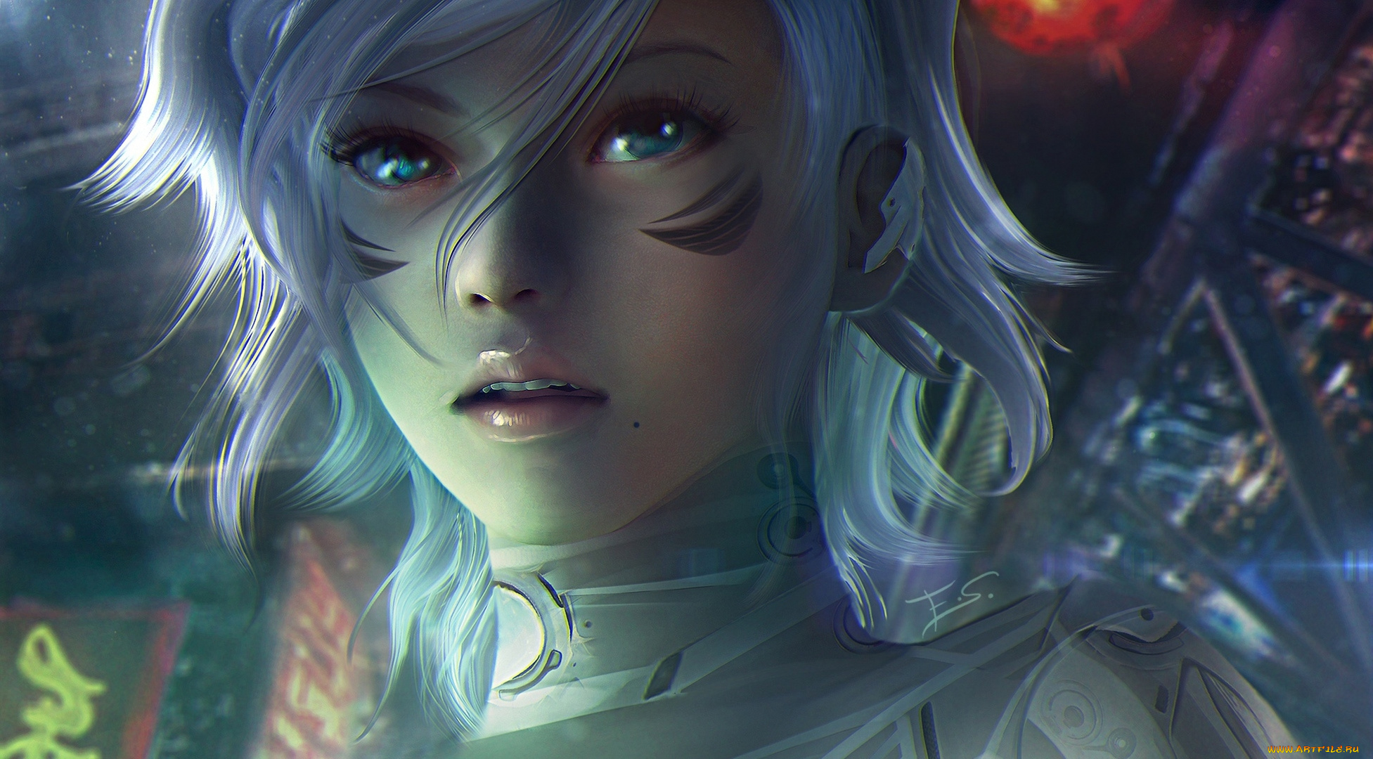 фэнтези, девушки, взгляд, лицо, девушка