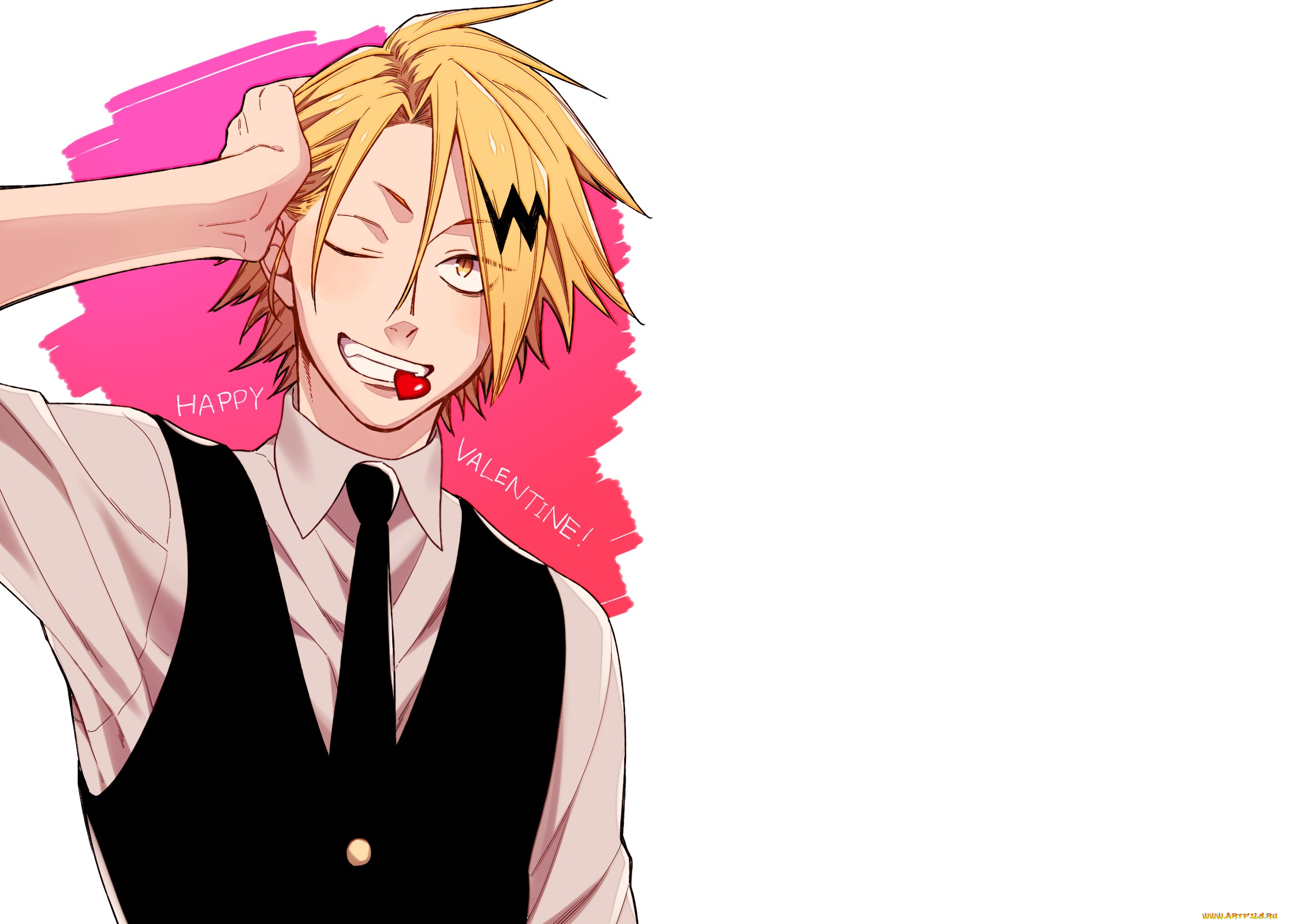 аниме, boku, no, hero, academia, kaminari, denki